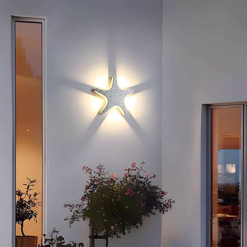 Wandlamp LED – Stervormig ontwerp – Creatieve buitenverlichting voor stijlvolle ambiance