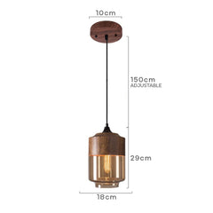 Houten Hanglamp – Stijlvol ontwerp – Geschikt voor diverse interieurstijlen