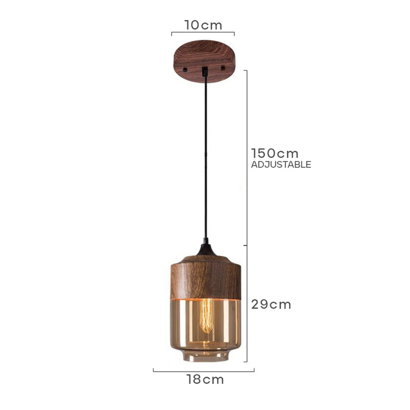 Houten Hanglamp – Stijlvol ontwerp – Geschikt voor diverse interieurstijlen