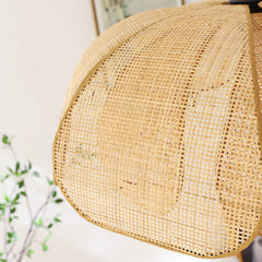 Rattan Hanglamp – Bloemvormig ontwerp – Geschikt voor binnengebruik, duurzaam materiaal
