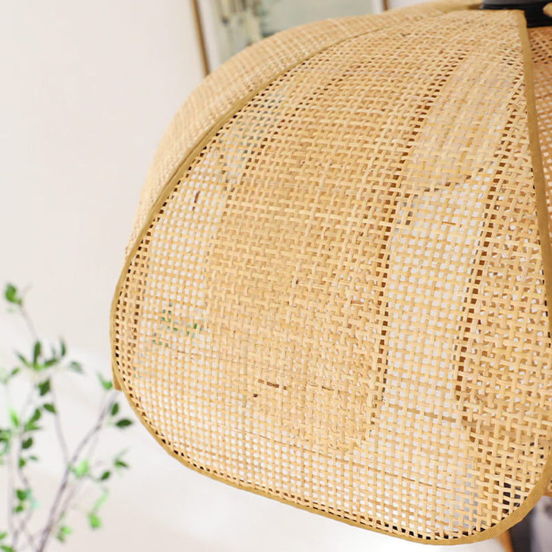 Rattan Hanglamp – Bloemvormig ontwerp – Geschikt voor binnengebruik, duurzaam materiaal