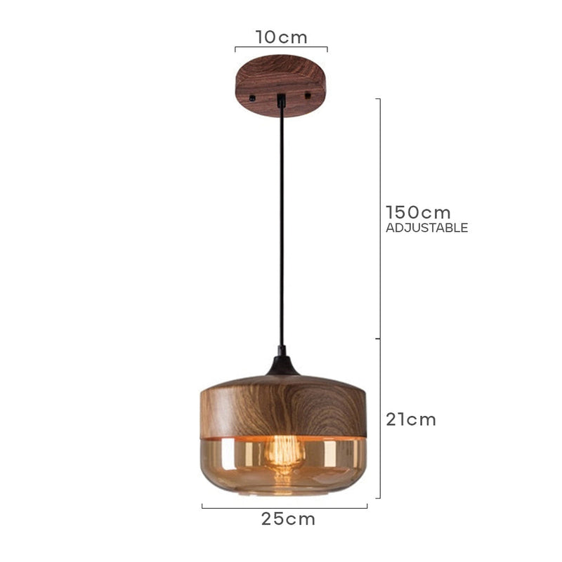 Houten Hanglamp – Stijlvol ontwerp – Geschikt voor diverse interieurstijlen
