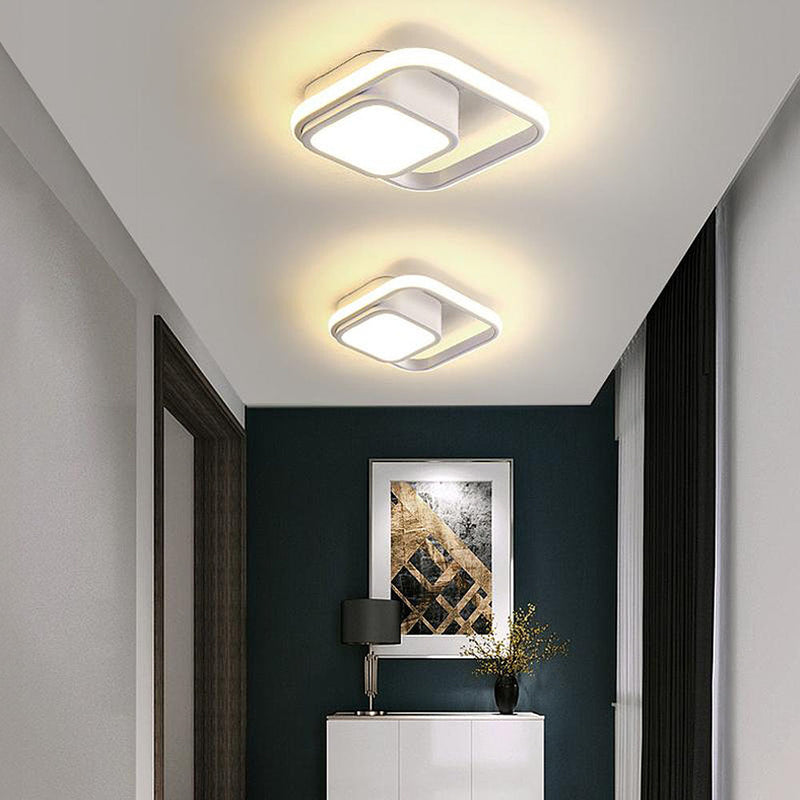 Plafondlamp – Dubbele LED-ring – Minimalistisch ontwerp, moderne verlichtingsoplossing