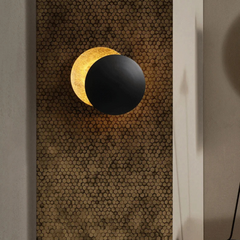 Wandlamp – Elegante Maan-gouden Ontwerp – Creëert Gezellige Sferen