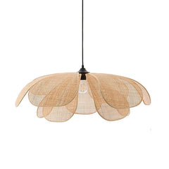Rattan Hanglamp – Bloemvormig ontwerp – Geschikt voor binnengebruik, duurzaam materiaal