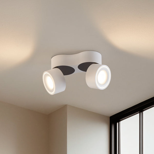 Plafondlamp – Verstelbare Dubbele Spot – Moderne Stijl, Perfect voor Diverse Ruimtes