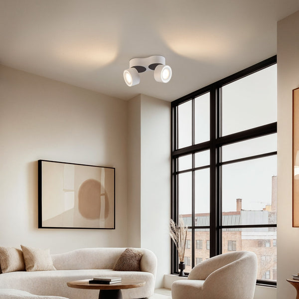 Plafondlamp – Verstelbare Dubbele Spot – Moderne Stijl, Perfect voor Diverse Ruimtes