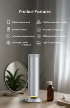 Tall Floor Aroma Diffuser M-090L | 120ml | Bluetooth & Remote Control