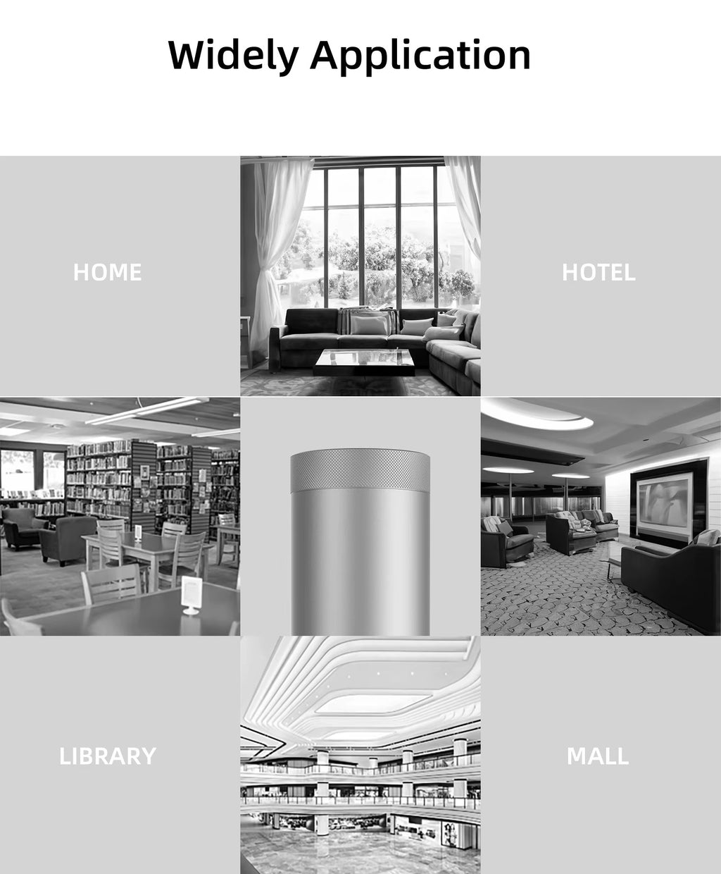 Tall Floor Aroma Diffuser M-090L | 120ml | Bluetooth & Remote Control