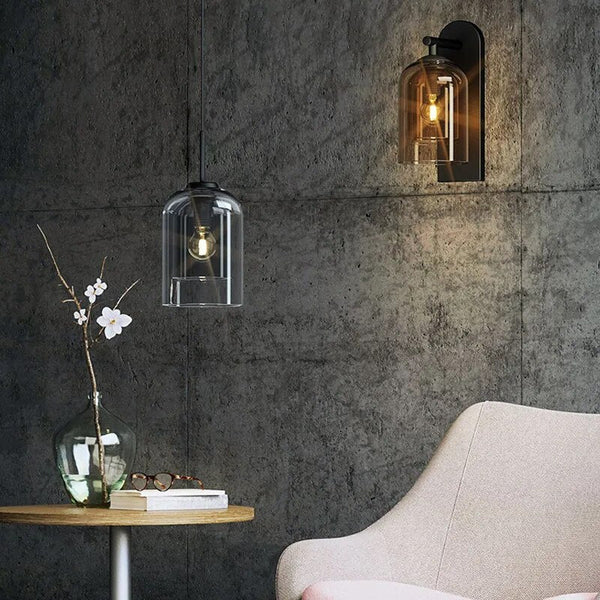 Wandlamp – Scandinavisch Design – Glas, Modern, Elegante Thuisverlichting