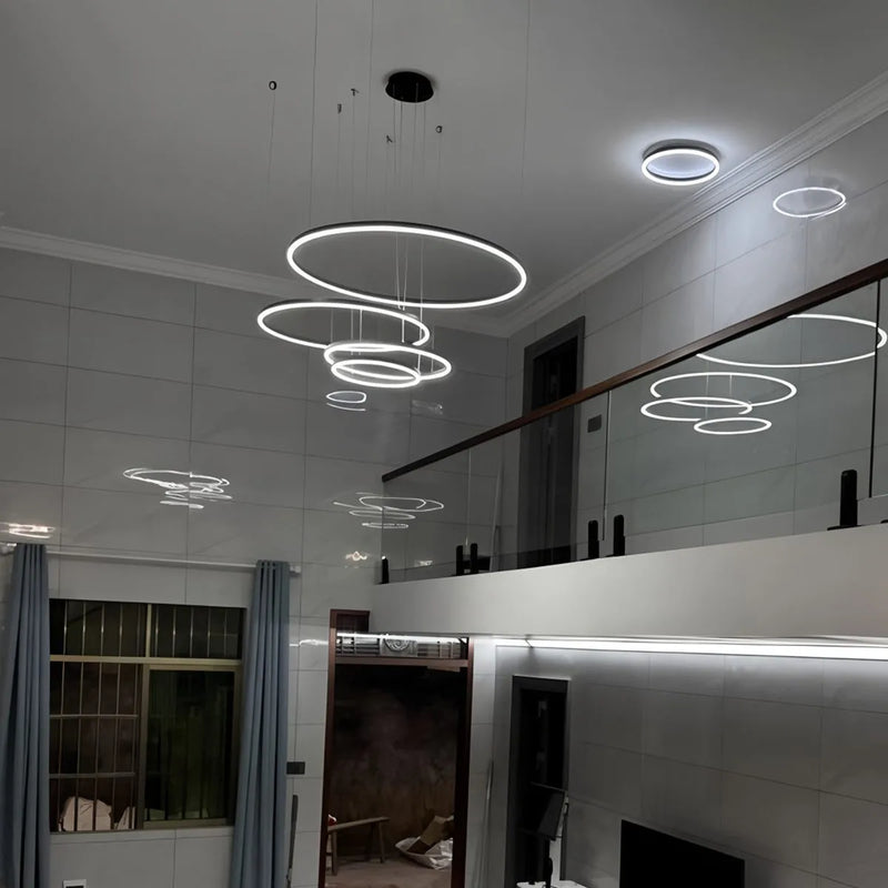 Gelaagde Ringvorm Hanglamp – Modern ontwerp – Geschikt voor diverse interieurstijlen
