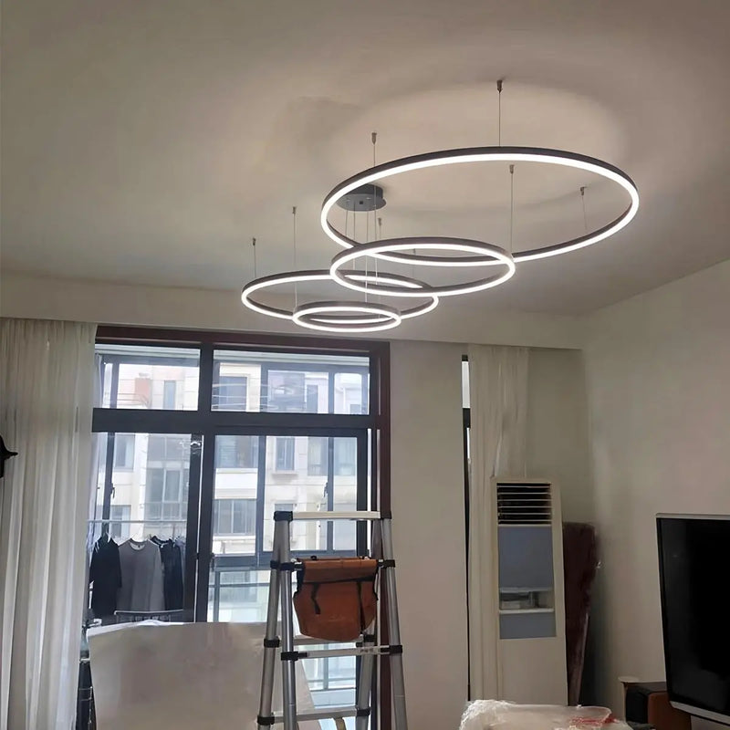 Gelaagde Ringvorm Hanglamp – Modern ontwerp – Geschikt voor diverse interieurstijlen