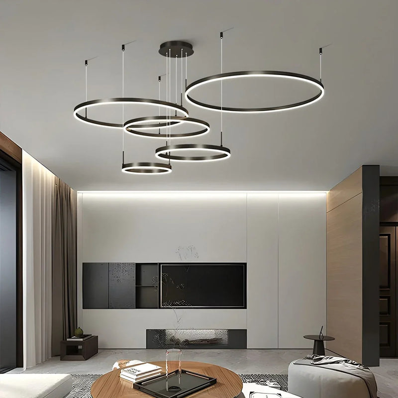 Gelaagde Ringvorm Hanglamp – Modern ontwerp – Geschikt voor diverse interieurstijlen