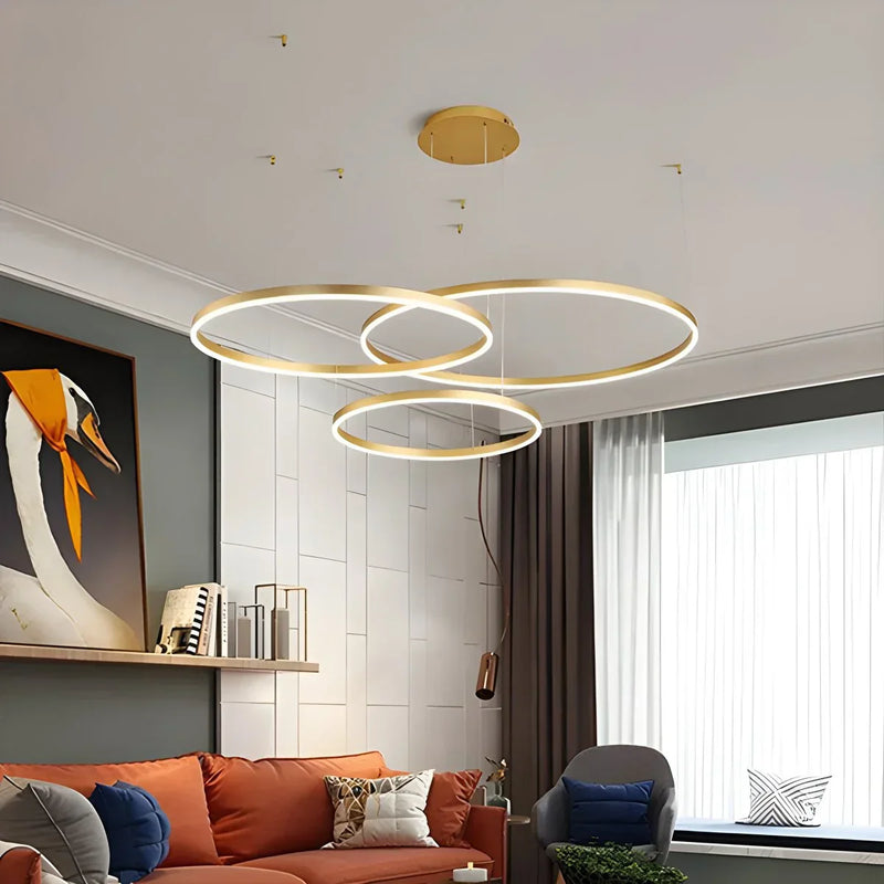 Gelaagde Ringvorm Hanglamp – Modern ontwerp – Geschikt voor diverse interieurstijlen