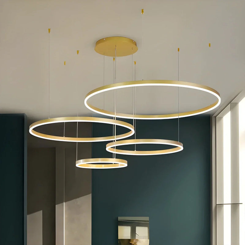 Gelaagde Ringvorm Hanglamp – Modern ontwerp – Geschikt voor diverse interieurstijlen