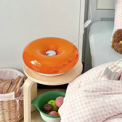 Decoratieve Glazen Tafellamp – Bauhaus Donut Lamp – Geschikt voor Binnengebruik