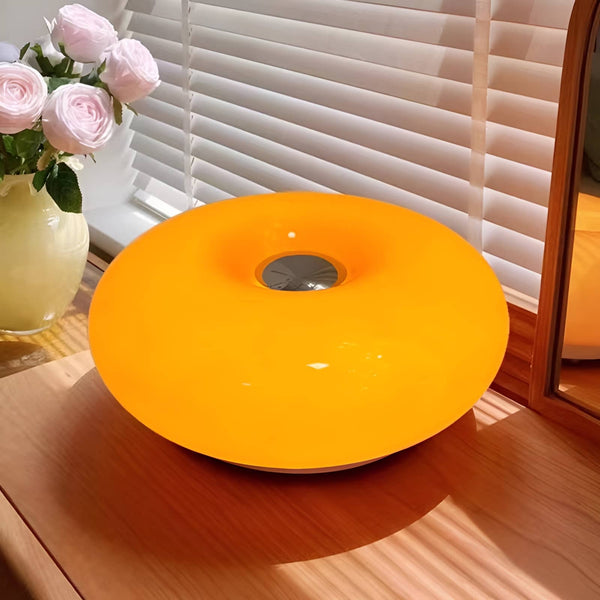 Decoratieve Glazen Tafellamp – Bauhaus Donut Lamp – Geschikt voor Binnengebruik