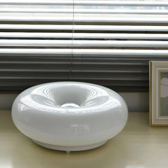 Decoratieve Glazen Tafellamp – Bauhaus Donut Lamp – Geschikt voor Binnengebruik