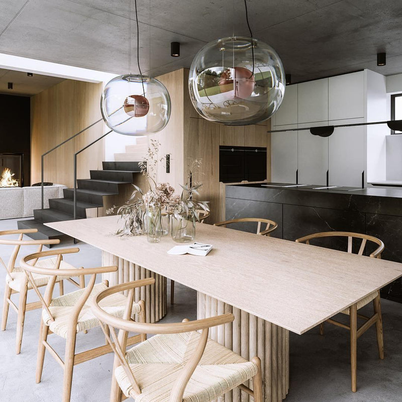 Hanglamp – Orbvormig ontwerp – Geschikt voor diverse interieurstijlen | E27 fitting, energiezuinig