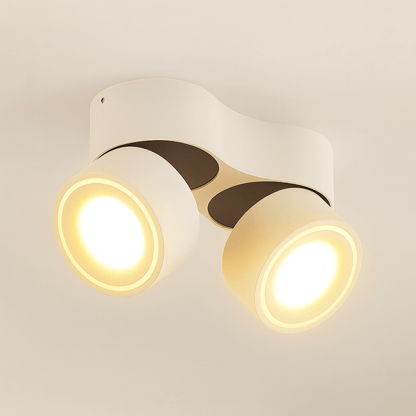 Plafondlamp – Verstelbare Dubbele Spot – Moderne Stijl, Perfect voor Diverse Ruimtes