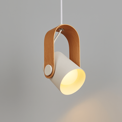 Pendellicht – Scandinavisch ontwerp – Hout en metaal, perfect voor moderne ruimtes