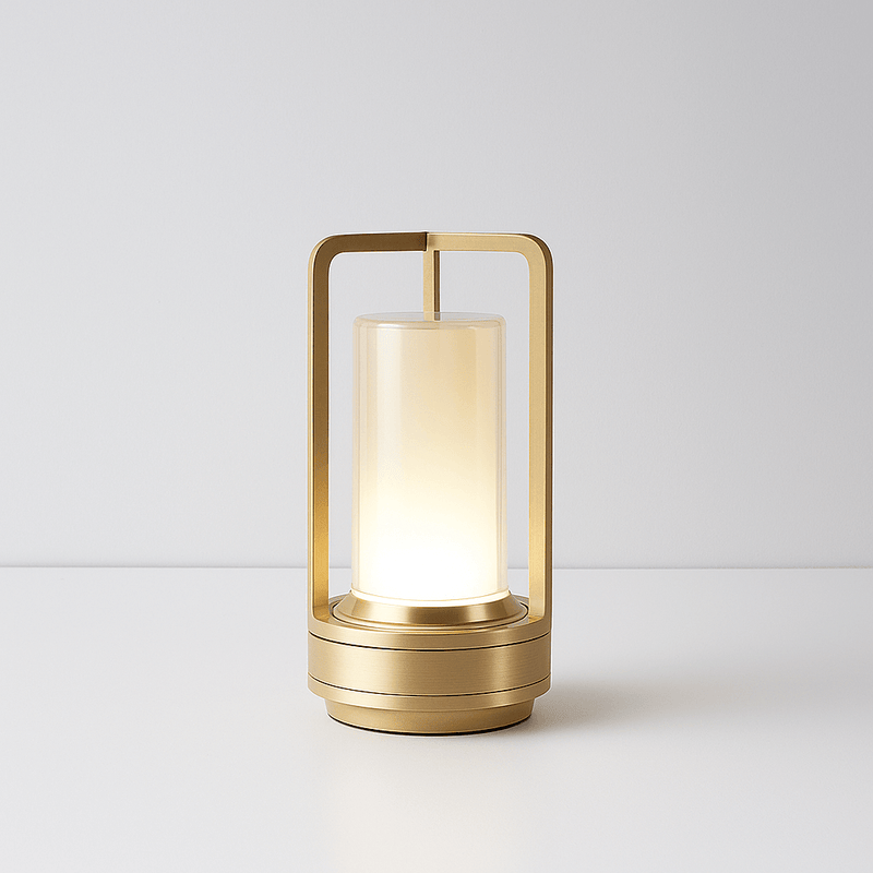 Tafellamp | Stijlvolle lantaarn | Metaal en glas, ideaal voor binnen- en buitendecoratie