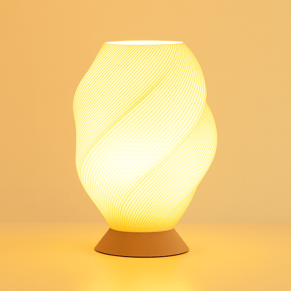 Tafellamp – Gedraaide vorm – Modern design, energiezuinig, geschikt voor elke ruimte