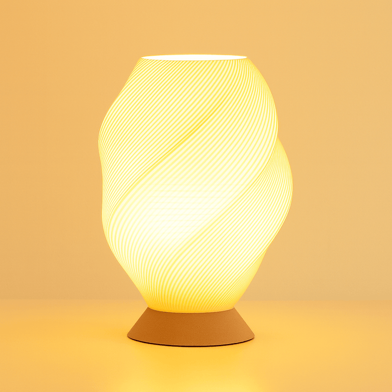 Tafellamp – Gedraaide vorm – Modern design, energiezuinig, geschikt voor elke ruimte