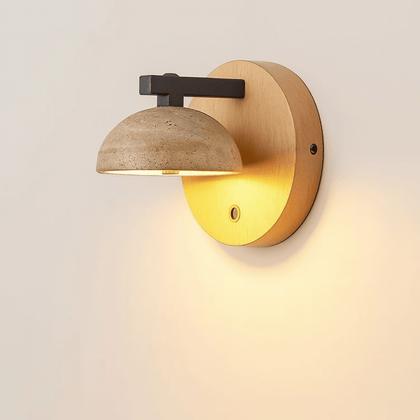 Wandlamp – Houtdesign – Warm licht, sfeervolle verlichting voor binnen
