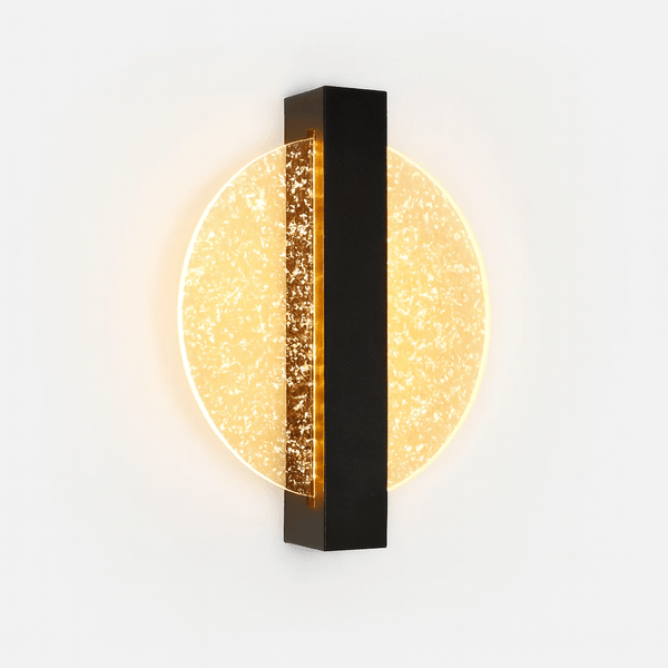 Wandlamp – Rond ontwerp – Bladsilber, warm en gezellig licht