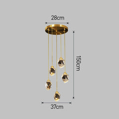 Hanglamp – Modern ontwerp – Gouden accenten, geschikt voor diverse interieurstijlen