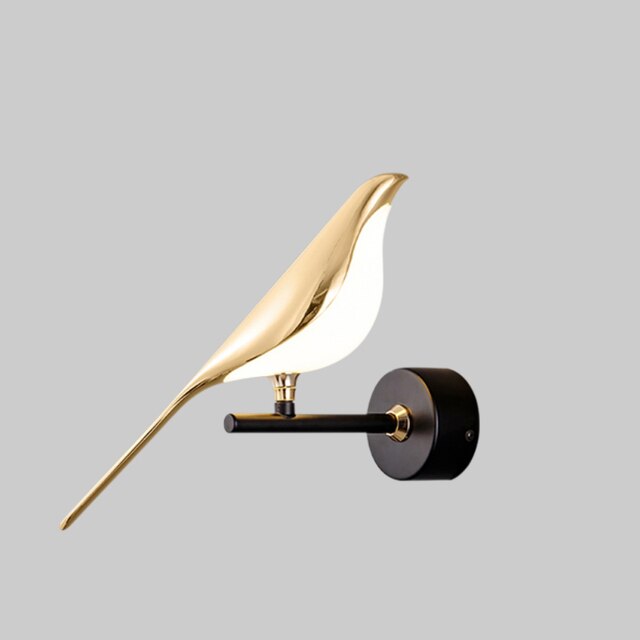 Moderne Wandlamp – Elegante Vogelvorm – Designverlichting voor binnen