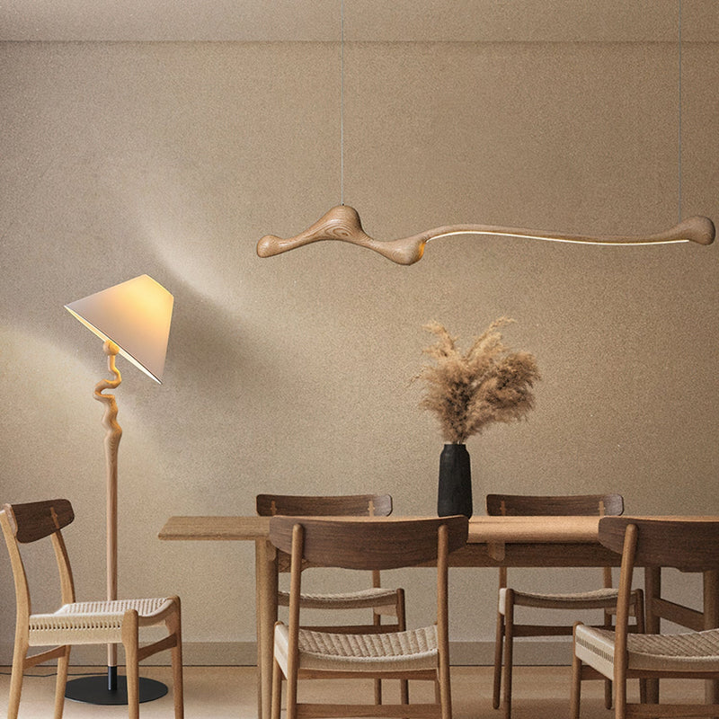 Houten Hanglamp – Modern design – Geschikt voor diverse ruimtes, duurzaam materiaal