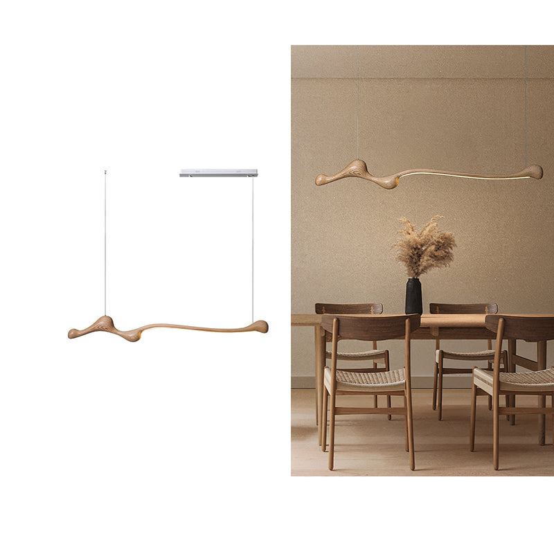 Houten Hanglamp – Modern design – Geschikt voor diverse ruimtes, duurzaam materiaal