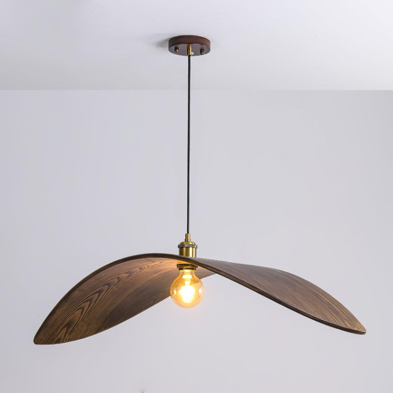 Hanglamp – Gebogen houtdesign – Geschikt voor diverse interieurstijlen