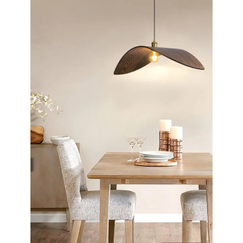 Hanglamp – Gebogen houtdesign – Geschikt voor diverse interieurstijlen