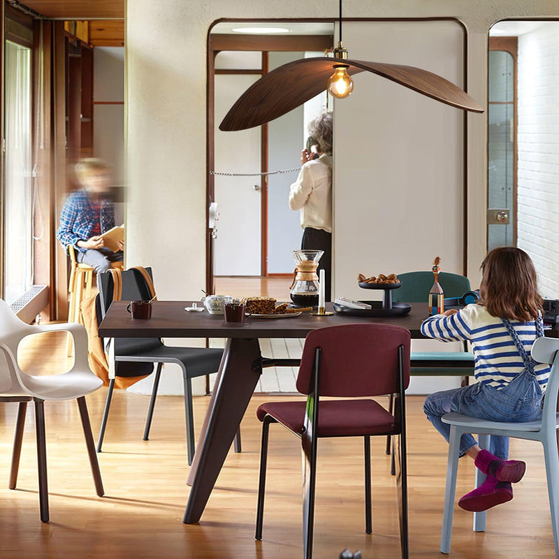 Hanglamp – Gebogen houtdesign – Geschikt voor diverse interieurstijlen
