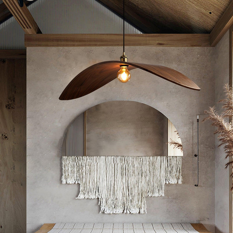 Hanglamp – Gebogen houtdesign – Geschikt voor diverse interieurstijlen