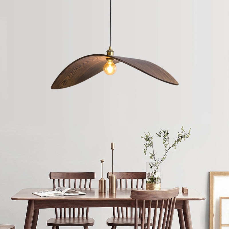 Hanglamp – Gebogen houtdesign – Geschikt voor diverse interieurstijlen