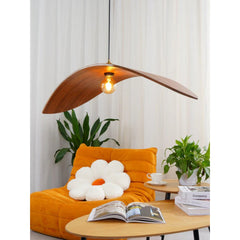 Hanglamp – Gebogen houtdesign – Geschikt voor diverse interieurstijlen