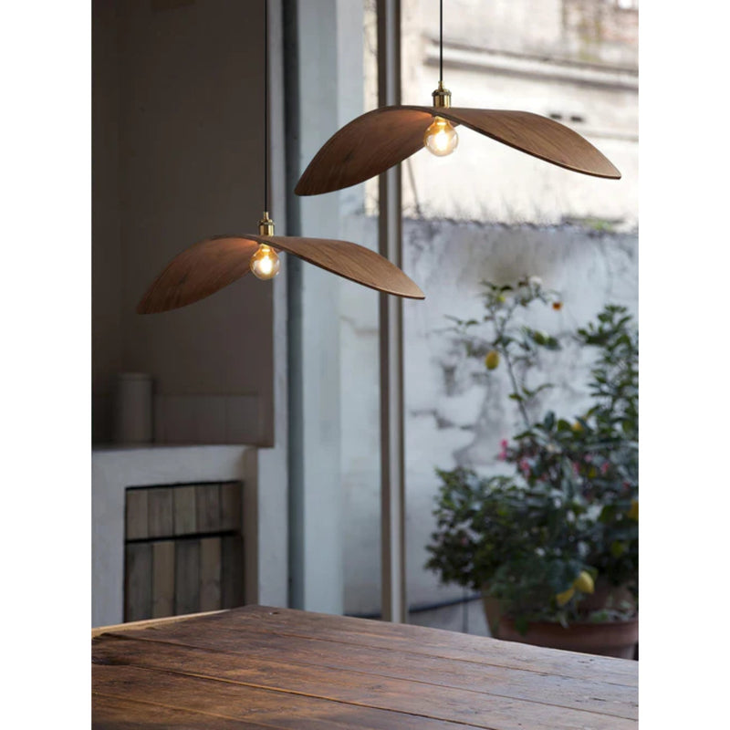 Hanglamp – Gebogen houtdesign – Geschikt voor diverse interieurstijlen