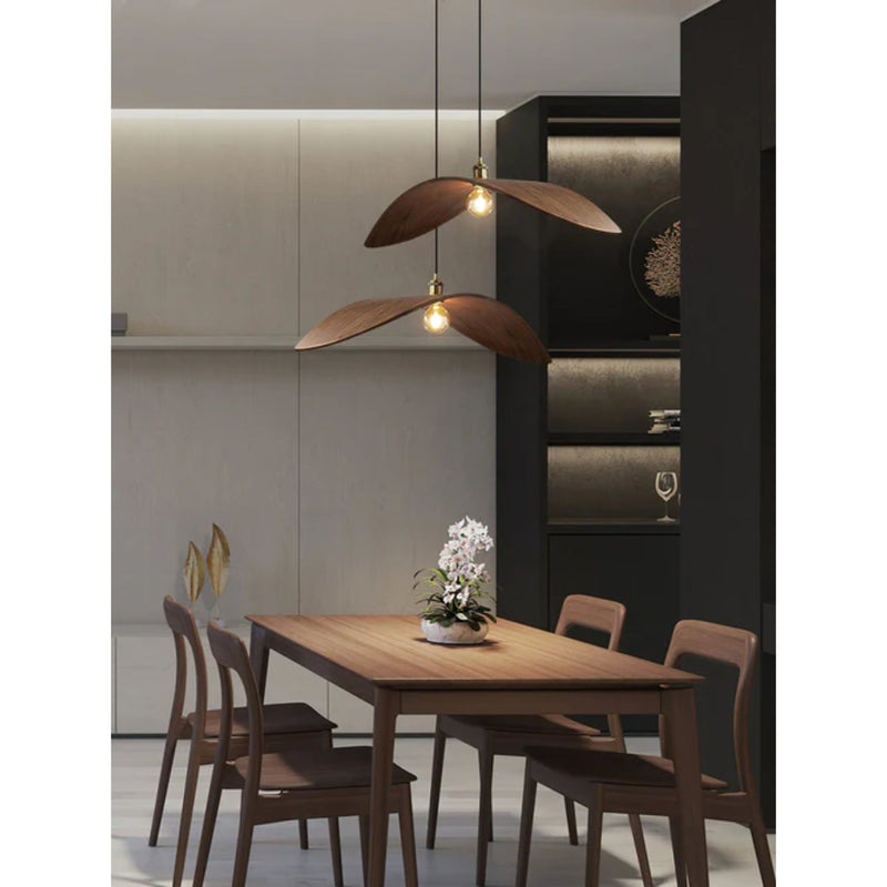 Hanglamp – Gebogen houtdesign – Geschikt voor diverse interieurstijlen