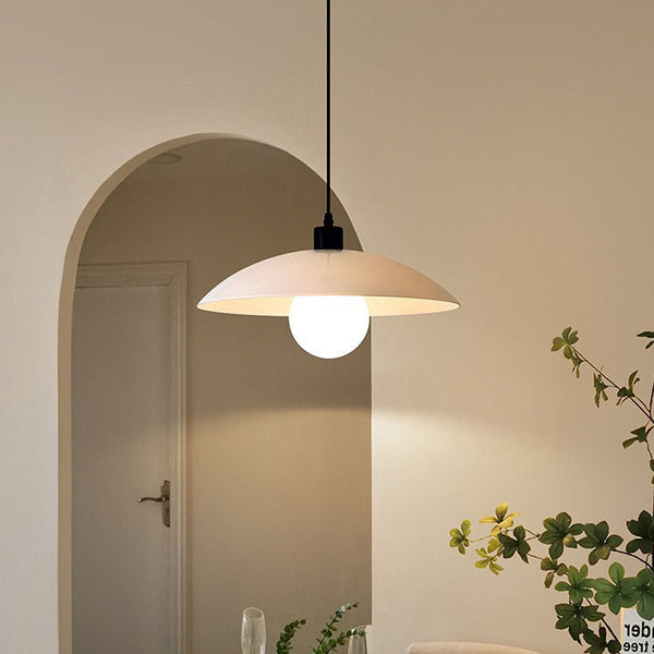 Hanglamp – Elegant minimalistisch design – Witte glazen constructie