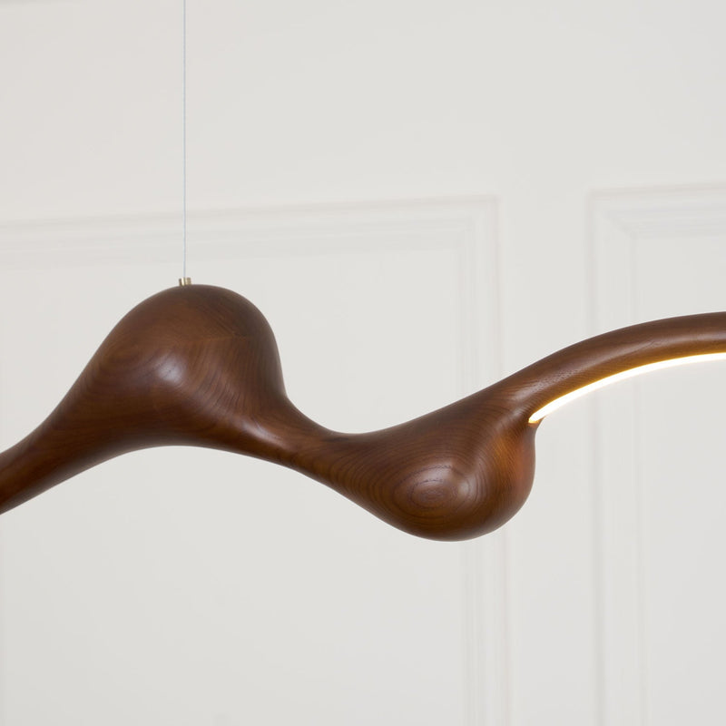 Houten Hanglamp – Modern design – Geschikt voor diverse ruimtes, duurzaam materiaal