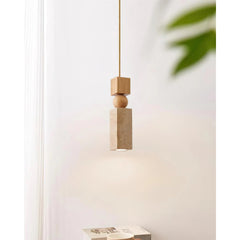 Hanglamp – Modern design – Travertijn materiaal, geschikt voor diverse interieurstijlen