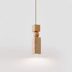 Hanglamp – Modern design – Travertijn materiaal, geschikt voor diverse interieurstijlen