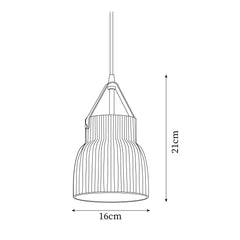 Keramische Hanglamp – Modern ontwerp – Geschikt voor binnengebruik, energiezuinig
