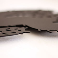 Metalen wanddecoratie – Creatief ontwerp – Duurzaam materiaal, decoratief voor binnen en buiten