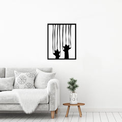 Metalen wanddecoratie – Unieke Wandversiering – Duurzaam Materiaal, Moderne Stijl