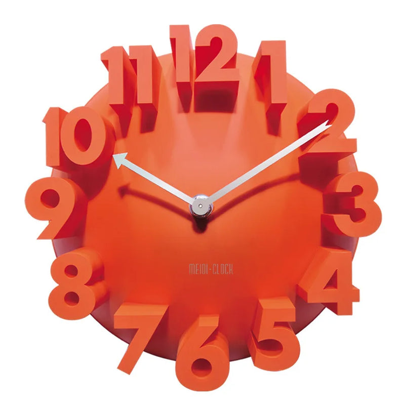 Modern 3D Number Wall Clock | Silent & Stylish Home Décor